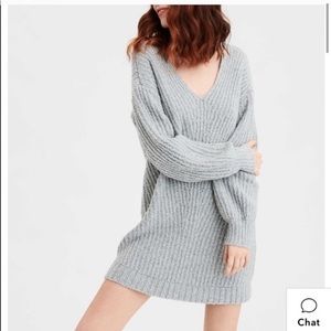 AE Gray Sweater Dress